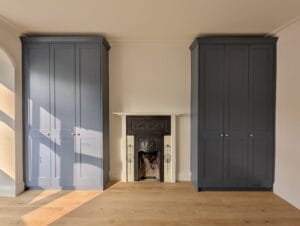 built in oak wardrobes